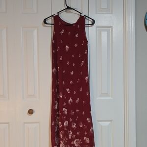 Elegant Floral Sleeveless Dress